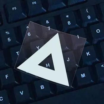 4 шт. Стикеры для автомобиля, аксессуары для стайлинга автомобиля, водостойкая Светоотражающая наклейка с треугольниками