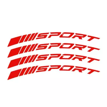 4 шт. светоотражающие гоночные спортивные автомобильные шины, наклейки, водонепроницаемые наклейки на обод из сплава, ступицы колеса