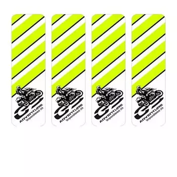 4 шт., светоотражающие наклейки для багажника мотоцикла BMW R1200GS R1250GS RR