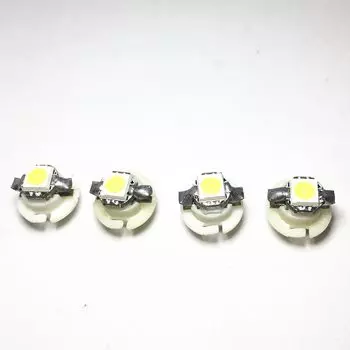 4 шт. T5 B8.4D 5050 1SMD боковой индикатор светильник s автомобильный светильник B8.4 светодиодный индикатор приборной панели мотоцикла лампа новый инструмент лампы 12 В