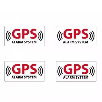 4 шт., виниловые водонепроницаемые наклейки на окно, 5 х2, 5 см