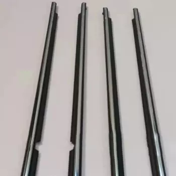 4 шт. внешняя хромированная или черная резина для окон для Lexus GX470 2003-2009, уплотнитель уплотнения для Land Cruiser Prado 120 75711-60061