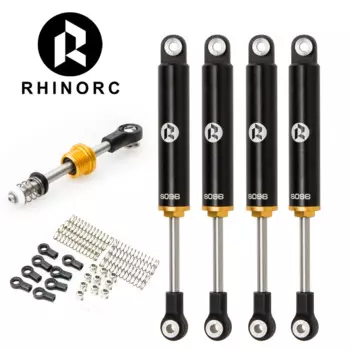 4 шт., высококачественный амортизатор для 2-6 кг 1/10 RC гусеничного автомобиля MOA Shafty SCX TRX S096