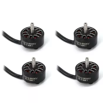 4 шт. X2812 900KV бесщеточный двигатель 2-6S 4 мм подшипниковый вал для радиоуправляемого многовинтового самолета FPV дрона дальнего действия DIY части