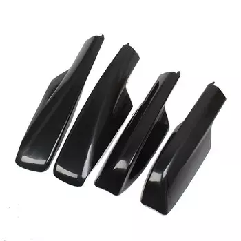 4 шт. замена для Toyota Highlander XU20 2001-2003 2004 2005 2006 2007 черный автомобильный Стайлинг крышка багажника на крышу, конец рельса
