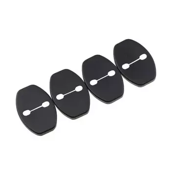 4 шт. Защитная Наклейка на крышку дверного замка для VW Jetta Golf Polo Passat B5 B6 B7 CC для Skoda Octavia A7 Fabia Rapid Yeti