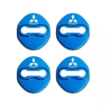4 шт., защитные наклейки для Mitsubishi ASX Lancer Pajero крышка дверного замка автомобиля Galant Mirage