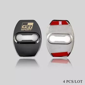4 шт., защитные наклейки для Toyota GR RAV4 Yaris Hilux Prius Auris Corolla Camry