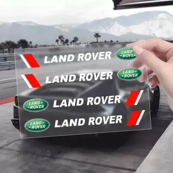 4 шт., защитные наклейки на дверные ручки автомобиля, наклейки на стеклоочистители для Land Rover Discovery Velar Evoque Freelander SVR RANGE ROVER LR2