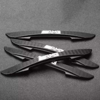 4 шт., защитные полоски для края двери автомобиля, защита от столкновений, наклейка на зеркало заднего вида для Mercedes Benz W204 W205 W211 Amg W212 W213