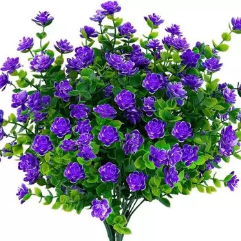 4 штуки искусственных бостонских папоротников smvp