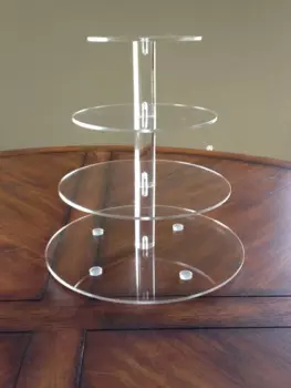 4-слойная круглая Свадебная акриловая башня для торта, модель рамки, подставка для свадебного торта, товары для пирожных, инструмент