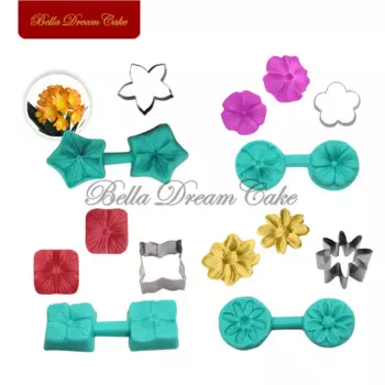 Комплект силиконовых форм для торта 4 Style