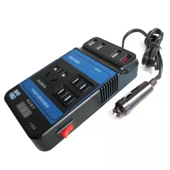4 USB-порта, автомобильный инвертор, 12 В постоянного тока, 24 В постоянного тока, 110 В постоянного тока, 220 В, напряжения,