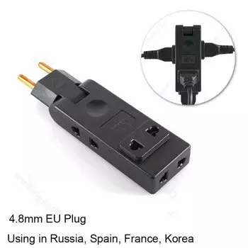 4 в 1, адаптер для розетки европейского стандарта