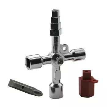4 в 1 крестовой ключ, многофункциональный универсальный треугольный поезд, Электрический сантехник для двери с аксессуарами