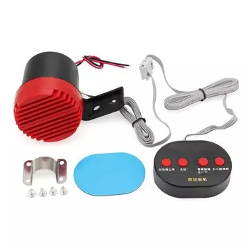 4-звуковой сетчатый красный звуковой сигнал для лая собаки, мотоциклетный звуковой сигнал, автомобильный звуковой сигнал для собаки, аккумулятор, велосипедный индивидуальный звуковой сигнал, Bluetooth-совместимый