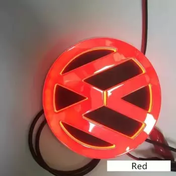 4D светодиодный автомобильный передний задний эмблем, значок света, наклейка для VW Polo Golf Jetta Beetle CC Tiguan Touran Passat MK7 MK5 B5 B6, аксессуары