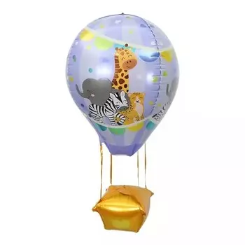 4D воздушный шар Розовая Радуга MOONBIFFY для дня рождения