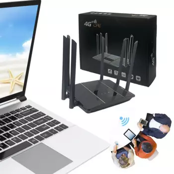 4G CPE модем со слотом для SIM-карты беспроводной Wi-Fi роутер 300 Мбит/с домашний роутер 6 антенн точка доступа для дома и офиса