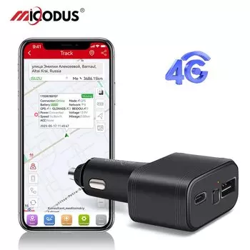 4G GPS трекер Mini MiCODUS MV77G прикуриватель автомобильное GPS-слежение беспроводное автомобильное зарядное устройство SOS быстрая зарядка голосовой монитор