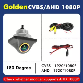 4K 1080P HD камера заднего вида, Автомобильная камера заднего вида с кабелем, 2-контактная автомобильная камера, Водонепроницаемая камера ночного видения, резервная парковочная линза заднего вида