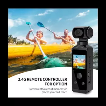 4K карманная экшн-камера HD ЖК-экран вращающаяся на 270 ° Wi-Fi мини Спортивная камера с водонепроницаемой фотографией для путешествий-без карты