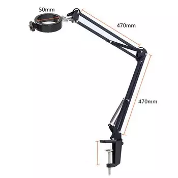 4K USB цифровой видеомикроскоп камера складная подставка с креплением объектива 10X-150X C для промышленного ремонта ювелирных изделий на печатной плате