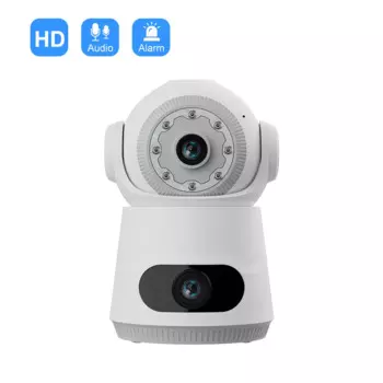 4MP V380pro APP Dual Lens Беспроводная PTZ IP-купольная камера Полноцветный AI Обнаружение гуманоидов Домашняя безопасность Монитор видеонаблюдения