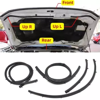 4 шт./компл. резиновая уплотнительная лента переднего капота автомобиля для Mitsubishi Pajero Montero Shogun V8 V93 V97 V98 V95 2007-2020