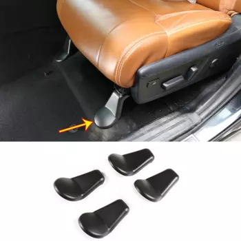 4 шт., черная автомобильная часть из АБС-пластика, винт для сиденья, защитная крышка, декоративная крышка для Toyota Tundra 2014-2020, аксессуары для интерьера