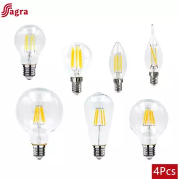4 шт. светодиодная лампа sagra E27/E14 2Вт 4Вт 6Вт 8Вт