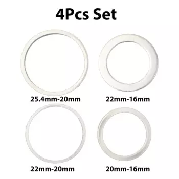 Редукционные кольца для циркулярной пилы DAZZLEEX, 4 шт.