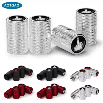 4 шт. колпачки для штока клапана шины, металлические колпачки для воздушного клапана, колпачки для штока колес, совместимые декоративные аксессуары для автомобилей, грузовиков, велосипедов, велосипедов