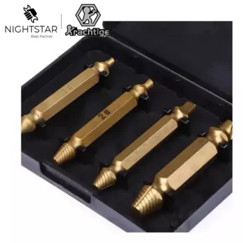 4 шт. титановые Сломанные Болты для удаления винтов экстрактор сверла легко обратный