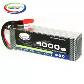 4S 14,8 V 4000 мА/ч, 40C провод с силикатной гелевой Батарея для Квадрокоптер с дистанционным управлением Дрон RC Самолет Вертолет автомобиль лодка модель 14,8 V Батарея LiPo 3S игрушка AKKU