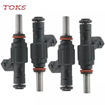 4шт 0280155897 Совершенно новая топливная форсунка для Audi Porsche Volkswagen 3.2L V6 04-06 Jetta Golf 1.8L Turbo 06A 906031 С
