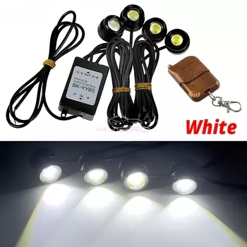 4в1 Автомобильный светодиодный Eagle Eye аварийное предупреждение, стробоскоп, беспроводной дистанционный дневный ходовой свет для грузовика, мотоцикла, сигнальная противотуманная фара 12 В