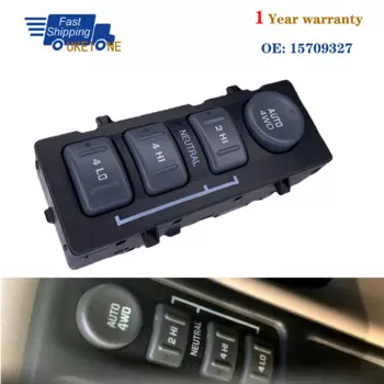 4X4 Переключатель управления приводом на колесах 4WD Кнопка подъема раздаточной коробки для Cadillac Chevrolet Silverado Suburban Sierra Yukon 15709327