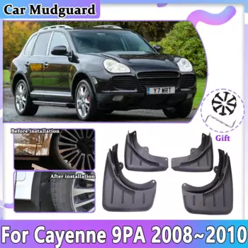 4x для Porsche Cayenne 9PA 2008 2009 2010 автомобильные брызговики брызговики брызговики передние задние крылья автомобильные аксессуары