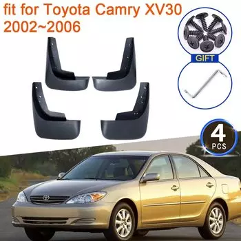 4x для Toyota Camry XV30 XV 30 30 2002 2003 2004 2005 2006 Брызговики Заслонка Брызговики Крыло Аксессуары для передних колес