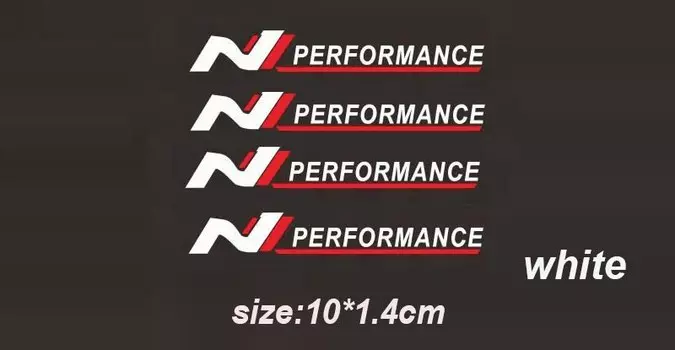 4x N производительность наклейка на стеклоочиститель автомобиля для Hyundai tucson kona sonata Solaris veloster i10 i30 i20 i40 i35 Santafe GDi Azera