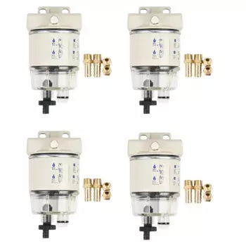 4X R12T морской топливный фильтр, сепаратор воды, необработанный нефтяной двигатель для Racor 140R 120AT S3240 NPT ZG1/4-19, автомобильный комбинированный фильтр