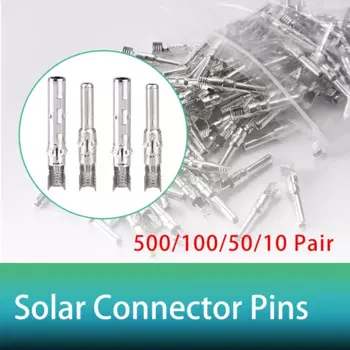 500/100/50/10 пар солнечных разъемов, штекер и гнездо