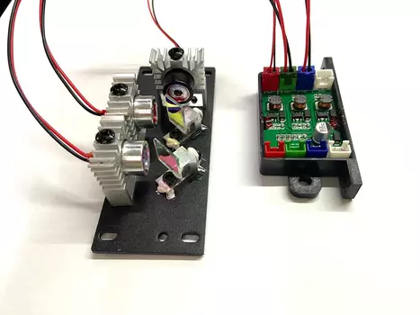 Elubor 500 мВт RGB Триколор Лазерный Модуль TTL