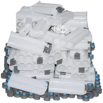 500 шт. 50 мл AB эпоксидный клеевой картридж 1:1 пустой цилиндр 2-компонентные клеевые картриджи для 50 мл пистолет для герметизации дозатор 1:1 Клеевые пистолеты инструменты