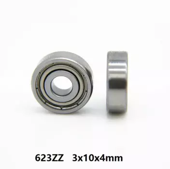 500 шт./лот 623ZZ 623-ZZ 623 ZZ 2Z 3*10*4 мм глубокий шаровой подшипник Миниатюрные Мини шарикоподшипники 3x10x4 мм 623Z