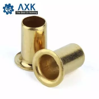 500 шт./лот M2 * 1/2/2/2/3/3/4/5/6/7/8/10 2 мм Новые Медные полые заклепки двухсторонняя печатная плата PCB Vias гвозди