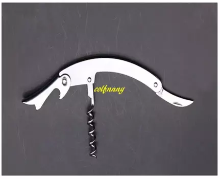 500 шт./лот многофункциональная открывалка для бутылок красного вина в стиле креветки открывалка для бутылок из нержавеющей стали для вина