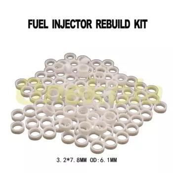 500 шт., 3,2*7,8 мм, внешний диаметр 6,1 мм для топливного инжектора Volkswagen GDI, уплотнения PTFE для модели EA888